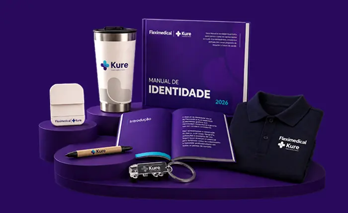 Kit de materiais institucionais
